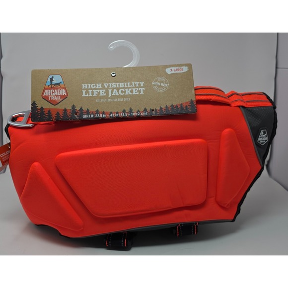 Arcadia Trail Other - Arcadia Trail Dogs Life Jacket XL Orange Black High Visibility Reflective NWT